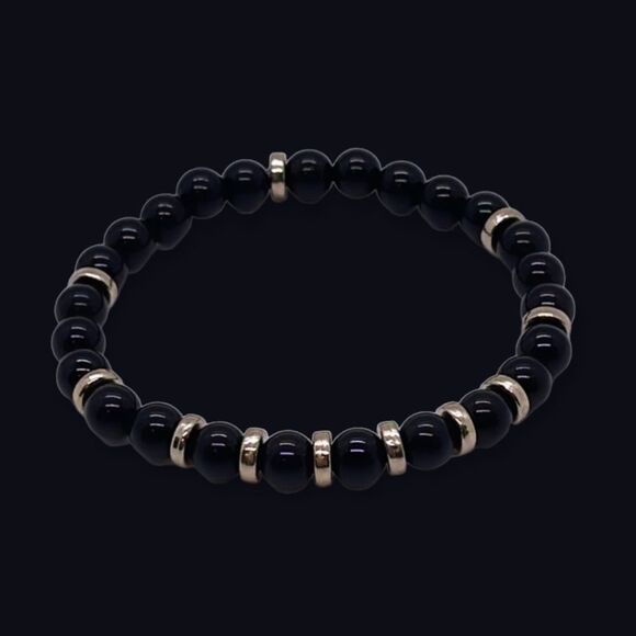 NWT Wool + Pepper Co. ONYX Bracelet - Picture 9 of 14